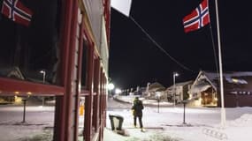 La ville de Longyearbyen, sur l'archipel arctique du Svalbard en Norvège.