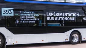 Le bus autonome de la RATP