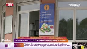 St-Jean-de-Luz: le lycée rouvre au lendemain du drame 