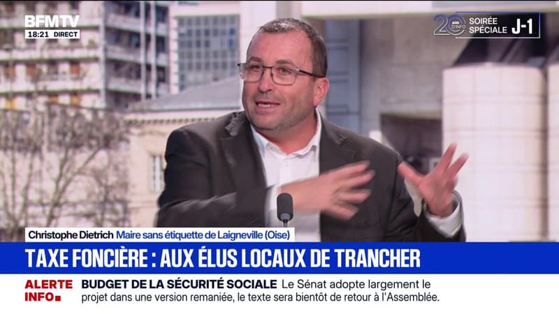 Taxe foncière: "C'est une fausse bonne idée", réagit Christophe Dietrich, maire sans étiquette de Laigneville, après l'annonce d'une approche plus départementale