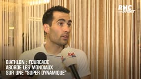 Biathlon : Martin Fourcade aborde les Mondiaux dans une "super dynamique"