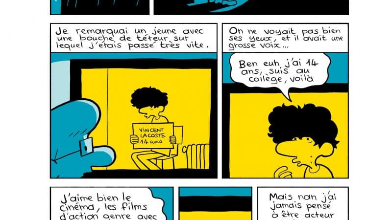 Une case du "Jeune Acteur" de Riad Sattouf
