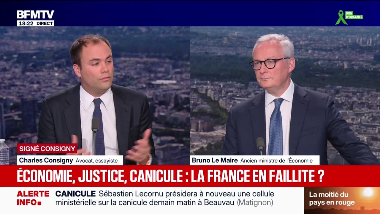 SIGNÉ CONSIGNY - Économie, justice, canicule : la France en faillite ? - 22/06