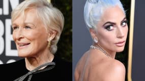 Glenn Close et Lady Gaga lors des Golden Globes 2019