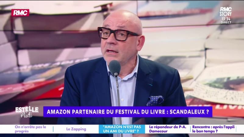 Amazon partenaire du festival du livre : "Il y a des libraires qui font de la censure", témoigne Fred Hermel