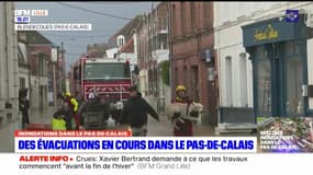 Inondations dans le Pas-de-Calais: des évacuations en cours