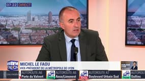 Pagaille à Perrache: Michel Le Faou, vice-président de la Métropole, était l'invité de Bonjour Lyon