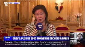 Grève des éboueurs: "150 tonnes ont été collectées sur les 500 tonnes" de déchets, affirme Jeanne d'Hauteserre, maire LR du 8e arrondissement de Paris