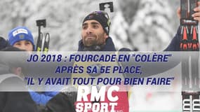 JO 2018 : Fourcade en "colère" après sa 5e place, "il y avait tout pour bien faire"