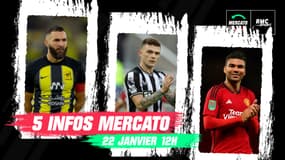 Benzema, Trippier, Casemiro... Les 5 infos mercato du 22 janvier à la mi-journée