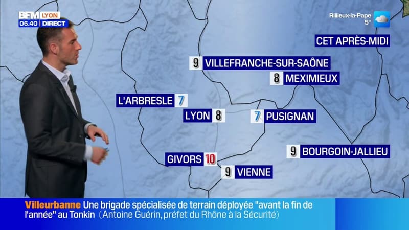 Météo Rhône: un ciel assez nuageux ce mercredi, jusqu'à 8°C à Lyon