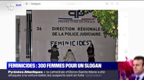 Féminicides: 300 femmes pour un slogan - 04/11