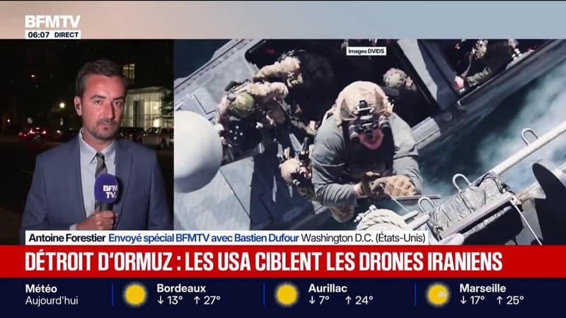 Détroit d'Ormuz: les États-Unis annoncent avoir une nouvelle fois intercepté deux drones iraniens