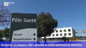 Région Sud : les urgences vont s’agrandir au centre hospitalier de Carpentras