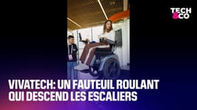 Vivatech: un fauteuil roulant qui prend les escaliers