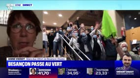 La maire EELV de Besançon veut "des élus de proximité, qui aillent sur le terrain"