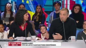 #GrandOral - "Est ce que vous trouvez normal que la multinationale est le même code du travail que la petite entreprise ? @mouradrct à @M_Aubry_ #GGRMC