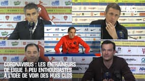 Coronavirus : Les entraîneurs de Ligue 1 peu enthousiastes à l’idée de voir des huis clos