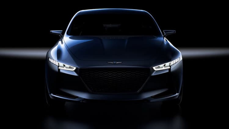 Une concurrente à la BMW Série 3, c'est la promesse future de Genesis. Une concurrente à la BMW Série 3, c'est la promesse future de Genesis.