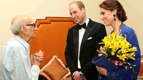 Kate et William à la rencontre de leur plus grand fan le 11 avril 2016 en Inde