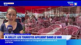 Var: les touristes affluent pour le week-end du 14-Juillet