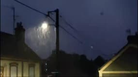 Un orage dans l'Eure dans la nuit du mardi 30 au mercredi 31 juillet 2024.