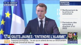 Gilets jaunes : Discours d'Emmanuel Macron
