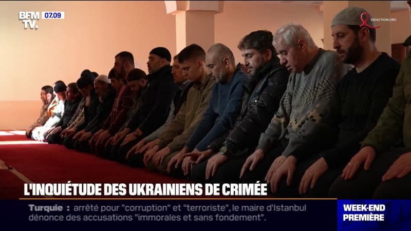 L'espoir et l'inquiétude des Ukrainiens de Crimée, cette péninsule annexée depuis 10 ans par la Russie