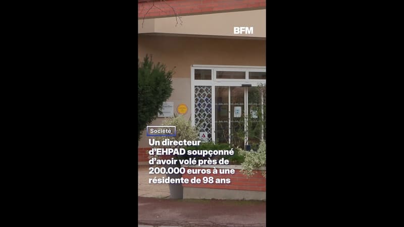 Un directeur d'Ehpad soupçonné d'avoir volé près de 200.000 euros à une résidente de 98 ans
