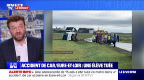 Accident en Eure-et-Loir: 35 enfants se trouvaient dans le car, une élève tuée et 24 blessés