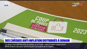 Nord: des chèques anti-inflation distribués à Denain