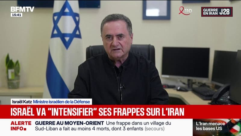 Israël annonce "intensifier" ses frappes sur l'Iran pour faire cesser les tirs de missiles