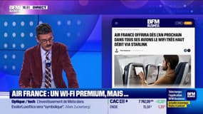 Air France: un WI-FI premieum,mais...