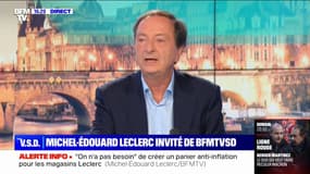 Michel-Édouard Leclerc: "On va démarrer ce nouveau cycle de vente avec 10% d'inflation sur l'alimentaire"