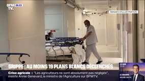 Grippe: au moins 19 établissements ont déclenché le plan blanc