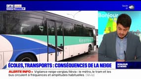 Écoles, transports: les conséquences de la neige dans le Nord et le Pas-de-Calais