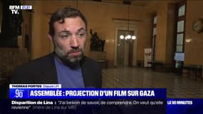 "C'est un massacre qui dépasse tout ce qu'on peut imaginer" affirme Thomas Portes (LFI) après avoir vu le film sur Gaza projeté à l'Assemblée nationale