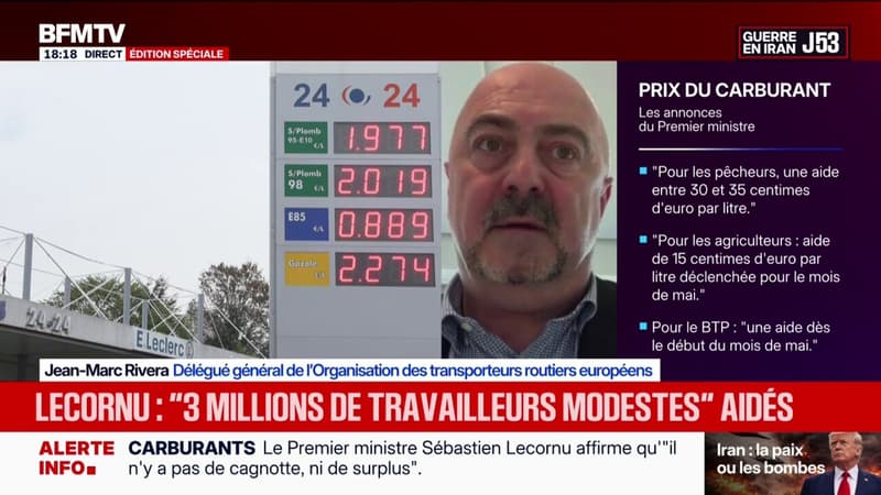 Prix des carburants: "Nous redoutons qu'une majorité d'entreprises n'aient pas accès à ces aides", déclare l'organisation des transporteurs routiers européens