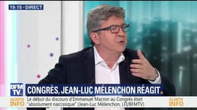 Discours de Macron devant le Congrès: "Il n’assume plus, il biaise, il tortille" (Mélenchon)  