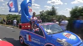Tour de France: un job très répétitif à bord des caravanes