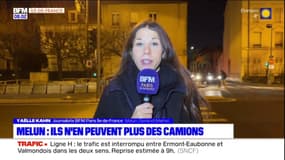 Melun: les habitants n'en peuvent plus des camions
