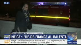 “Il nous faudra deux heures pour évacuer” les automobilistes bloqués sur la route, affirme Josiane Chevalier, préfète de l’Essonne