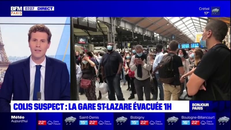 Colis suspect: la gare Saint-Lazare évacuée pendant une heure dimanche