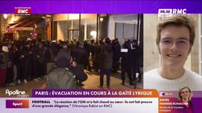 Paris: évacuation en cours à la Gaîté lyrique, occupée par de jeunes migrants