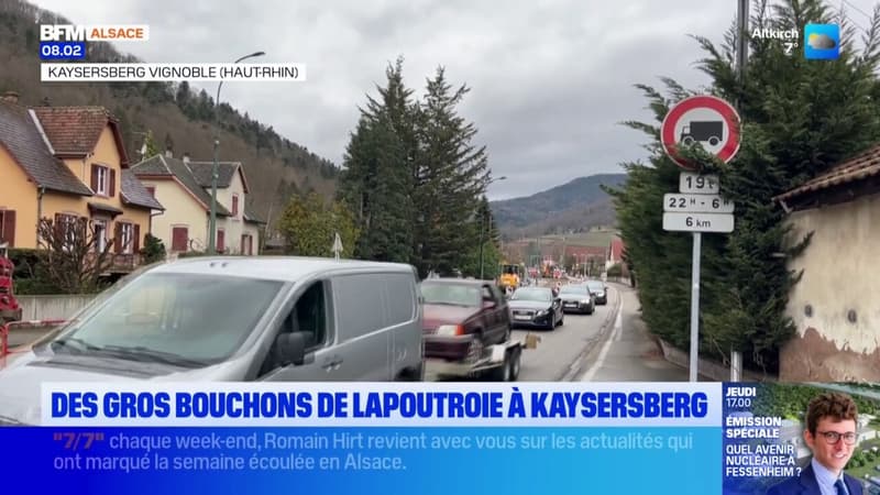 Haut-Rhin: des gros bouchons de Lapoutroie à Kaysersberg