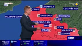 Météo Nord-Pas-de-Calais: un vendredi très ensoleillé, 24°C à Dunkerque et 26°C à Cambrai