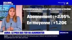 Auvergne-Rhône-Alpes: le prix des TER va augmenter