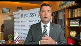 Karl Olive, maire de Poissy, invité de BFMTV le 4 mai 2020.