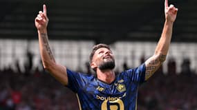 Olivier Giroud buteur pour son premier match en Ligue 1 avec Lille