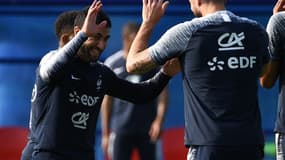 Nabil Fekir et Olivier Giroud